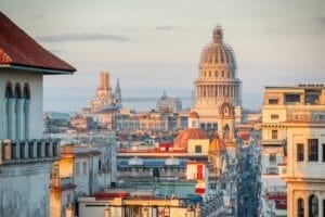 Havana, Cuba Downtown Skyline