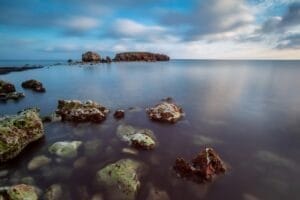 Sunset on the coast of Menorca
