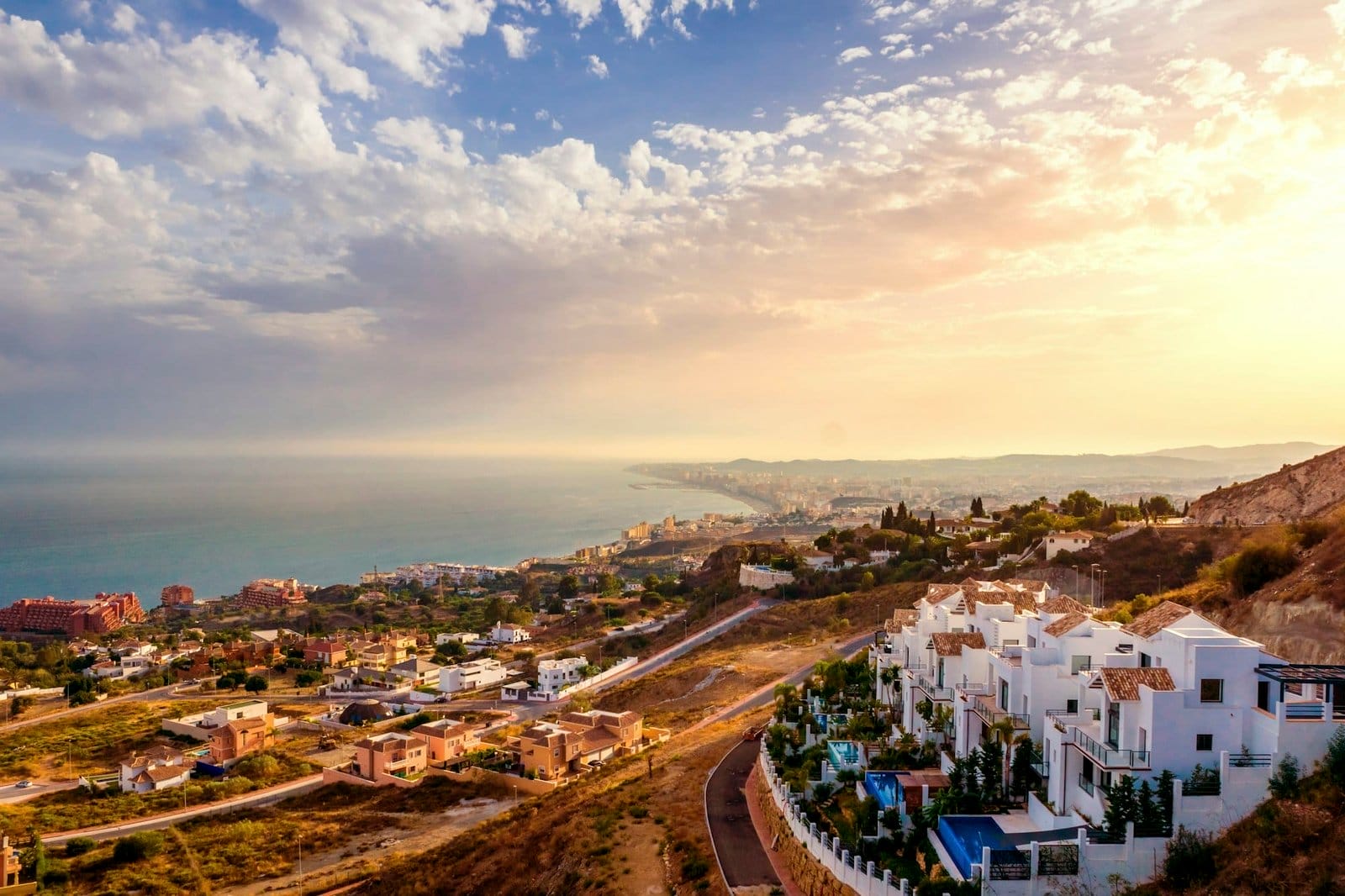 Spain, Andalusia, Malaga Province, Marbella, Panorama