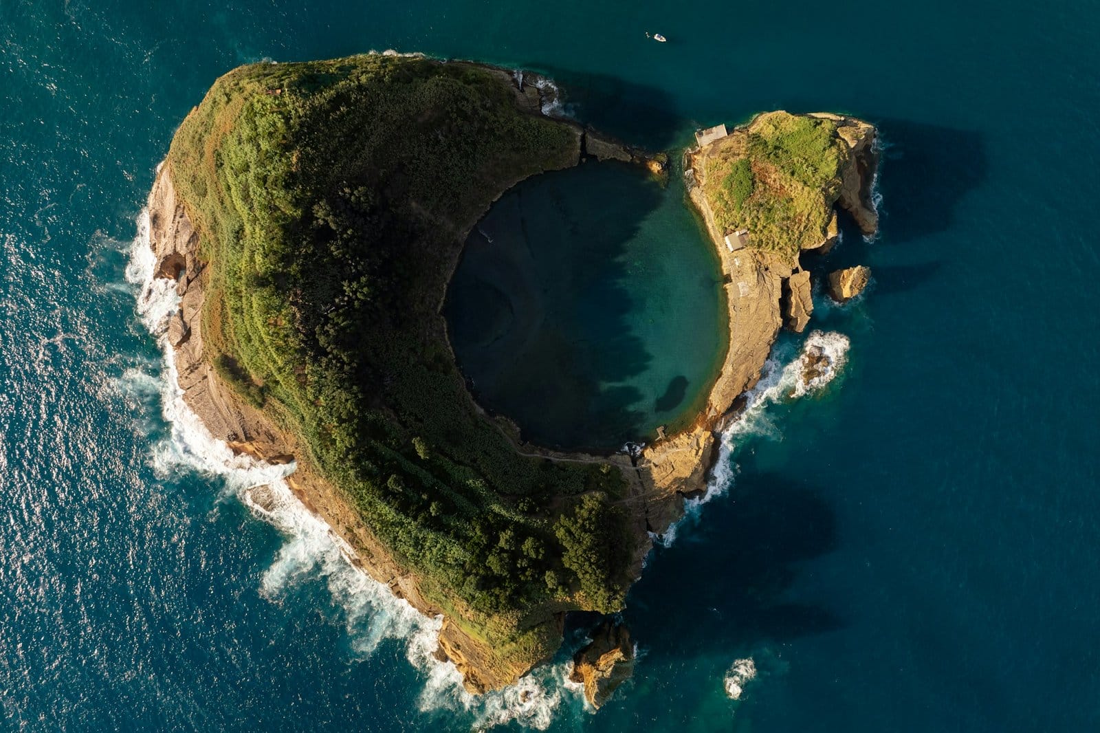 Vila franca island from above