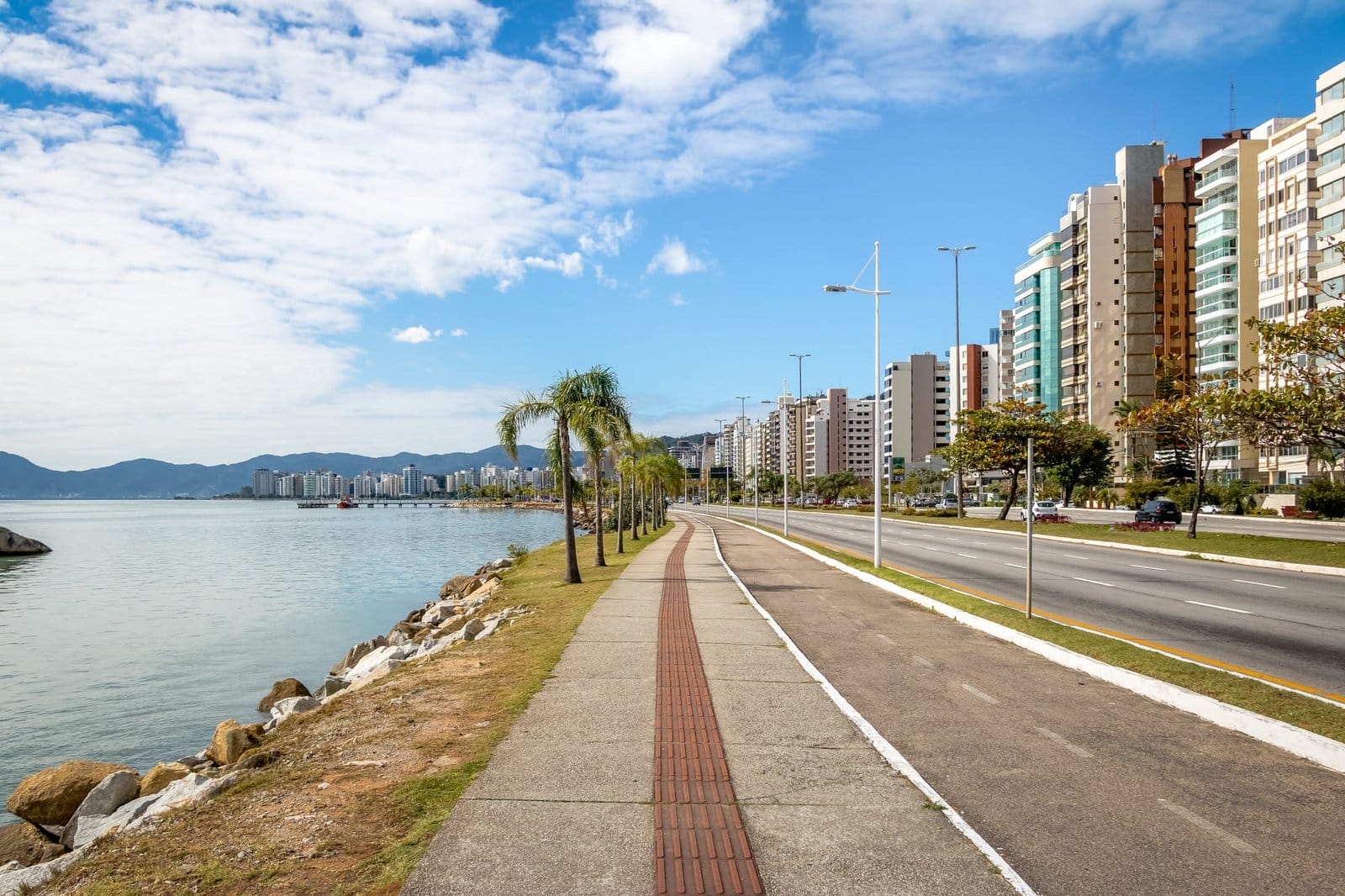 Beira Mar Avenue at Florianopolis city - Florianopolis, Santa Catarina, Brazil