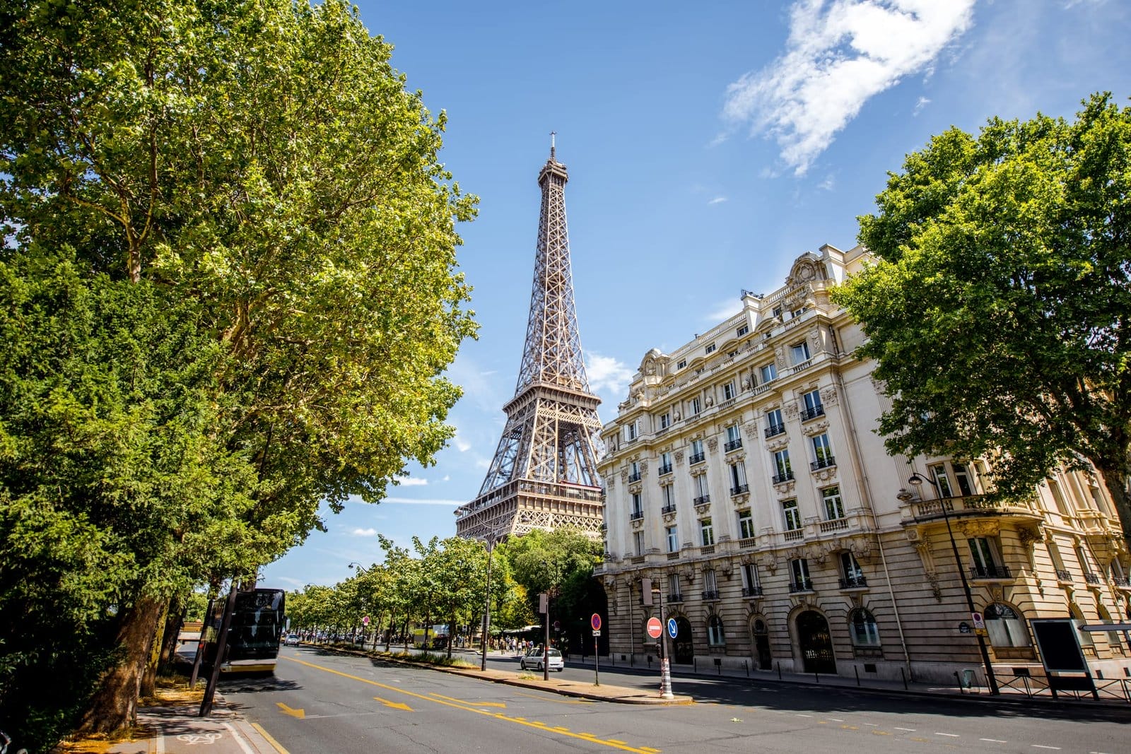 Cityscape view of Paris