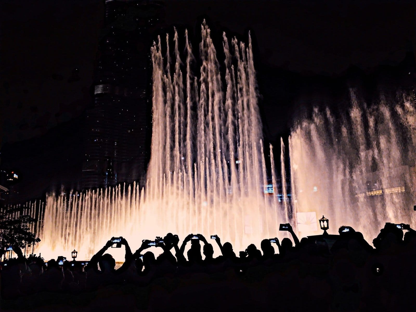 Fountain show in Dubai