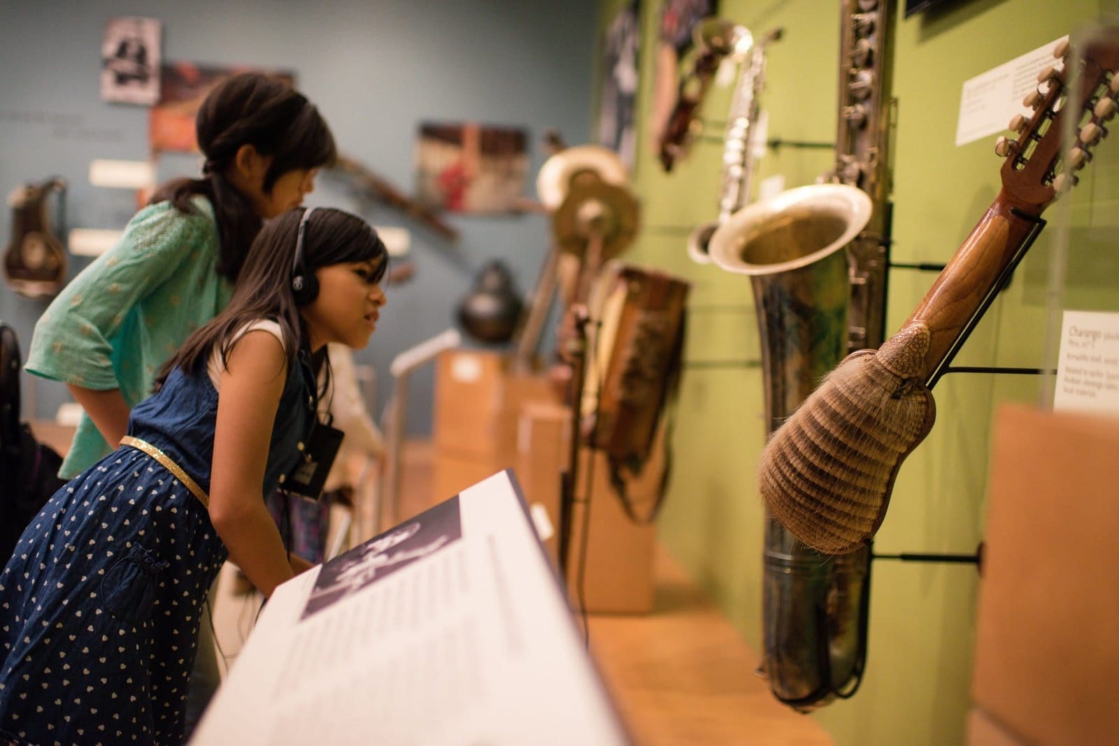 Kids at the musical instrument museum