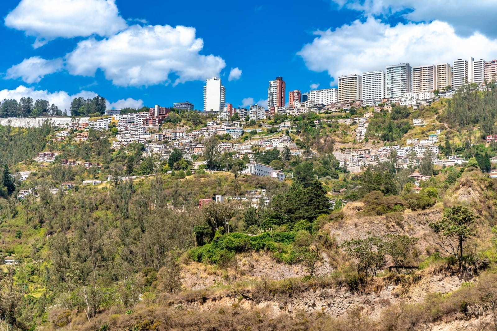 Quito, Equador panorama of the capital city