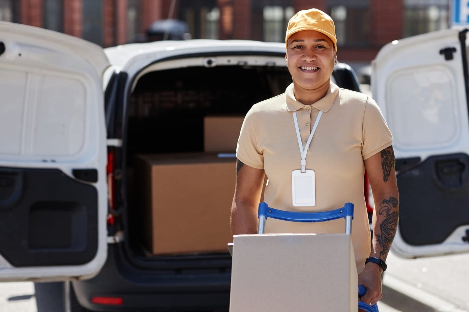 Woman as Delivery Worker