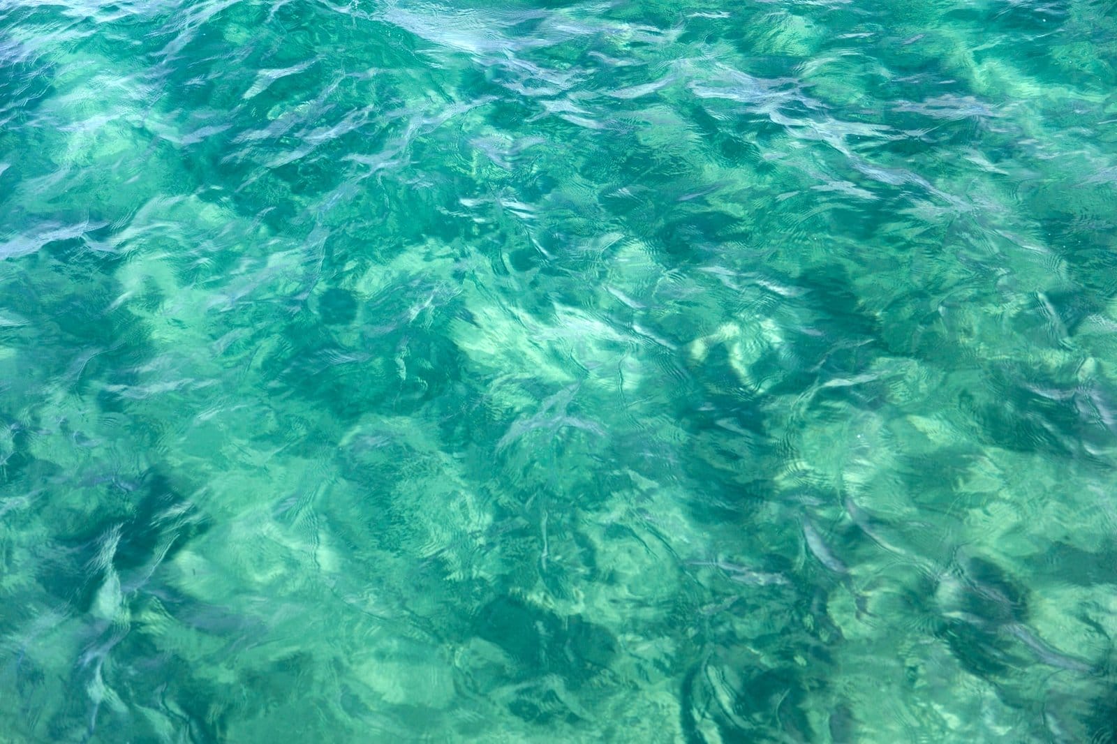 Blue sea surface