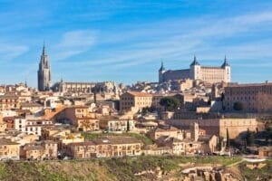 Old Toledo town view, Spain