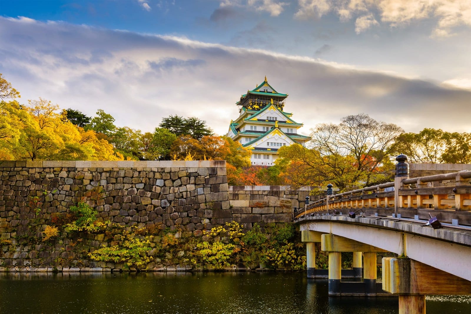 Osaka Castle in Autumn