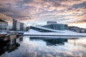 Oslo city in the Winter, Norway