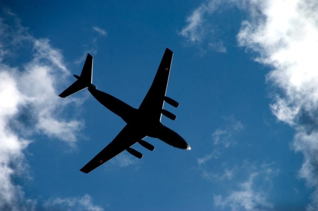 Plane of Indian Air Force in Ladakh